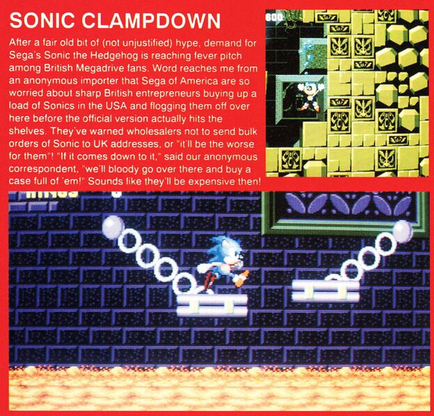 File:Sonic 1 MD news item about UK imports in Mean Machines issue 10.jpg