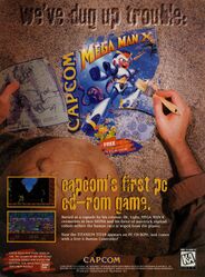 Mega Man X PC print ad from PC Gamer issue 16.jpg